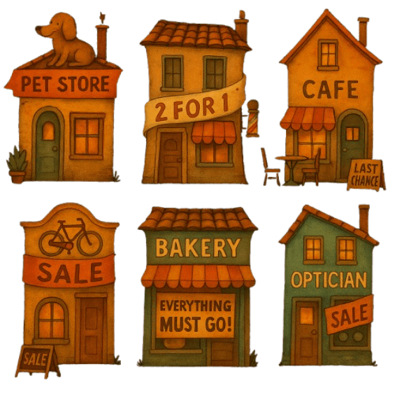 Local merchant storefronts